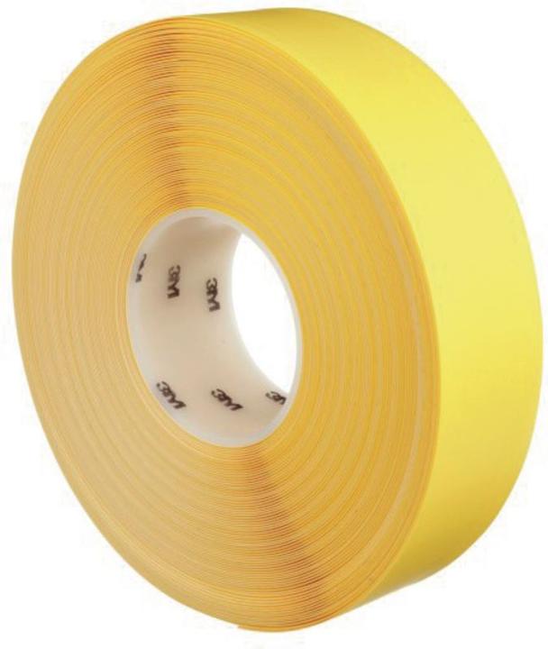 Produktbild 3M ™ Langlebiges Bodenmarkierungsband 971L, Gelb, 609.6 mm x 32.9 m, 0.43 mm (609.60 mm)