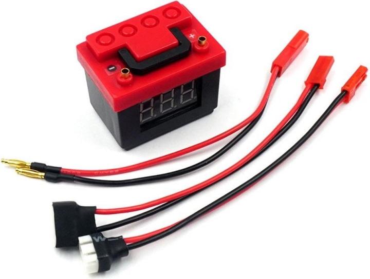 Actual product image Xtra Speed Scale Plastic LiPo Battery Voltage Checker & Alarm (2S & 3S) For 1/10 Crawler