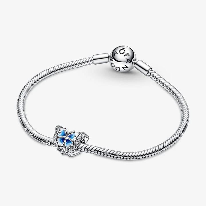 Actual product image Pandora Charm blue butterfly (Enamel)