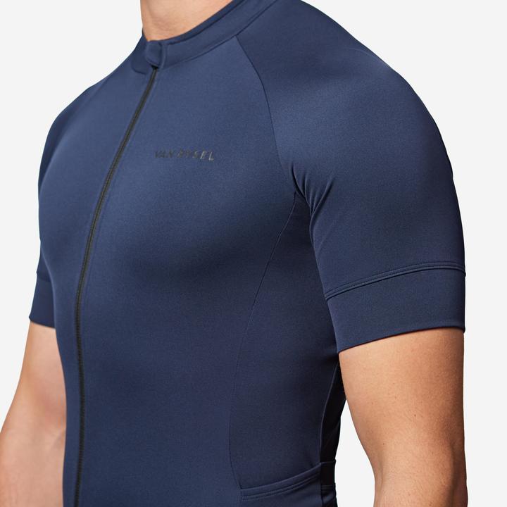 Actual product image Van rysel Radtrikot kurzarm Regular Sommer Rennrad Discover Herren blau (XL)