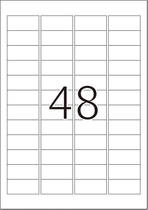 Actual product image HERMA Transparent labels A4