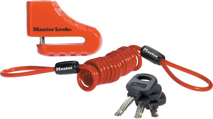 Actual product image Master Lock Disc brake lock