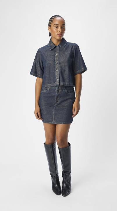 Produktbild Object Beschichtetes Jeanshemd (XL)
