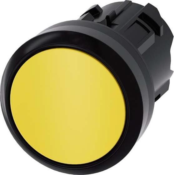 Siemens Pushbutton 22mm Round Plastic Yellow