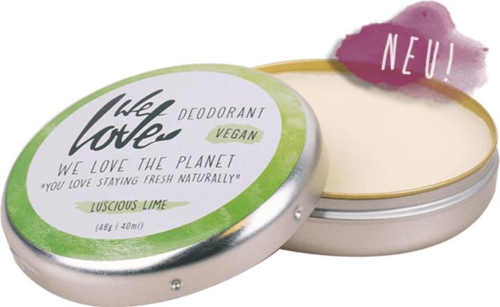 Produktbild We Love The Planet DEOCREME - Luscios Lime - Vegan - mit Natron (Crème)