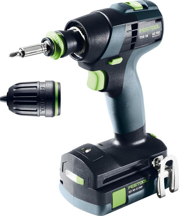 Actual product image Festool Trapano avvitatore a batteria TXS 18-Basic-3,0 (Rechargeable battery operated)