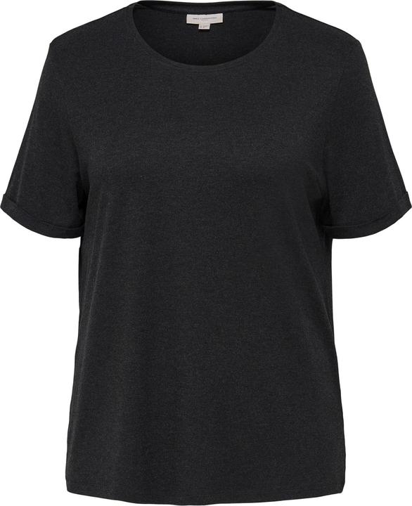 Produktbild Only Normal geschnitten Rundhals Umgeschlagene Ärmelbündchen T-Shirt T-shirt (S)