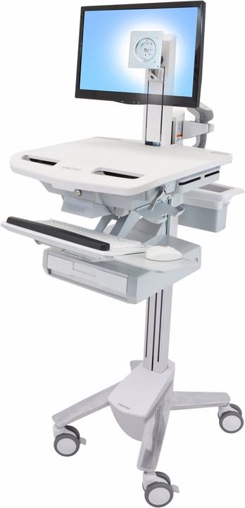 Ergotron Kar met LCD-scharnier, 1 lade - Kar voor LCD-scherm / PC-apparatuur - Kunststo