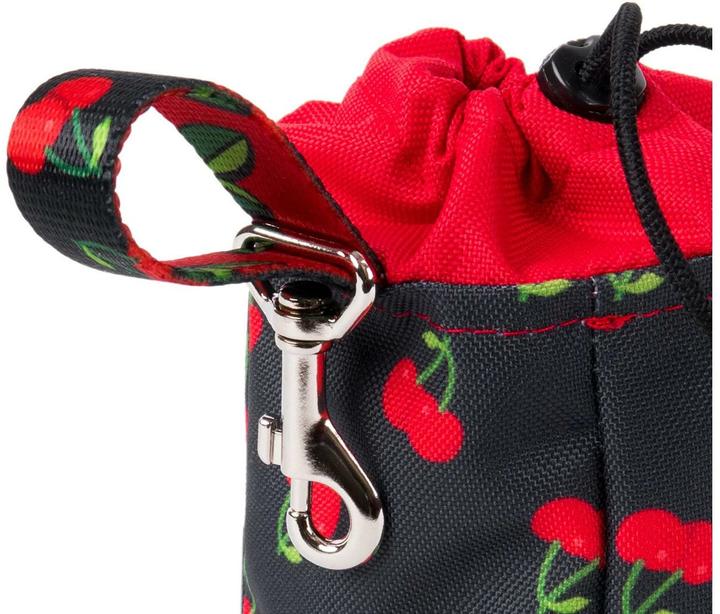 Produktbild amiplay Snack-Tasche Be Happy Cherry, Schwarz/Rot (Agility)