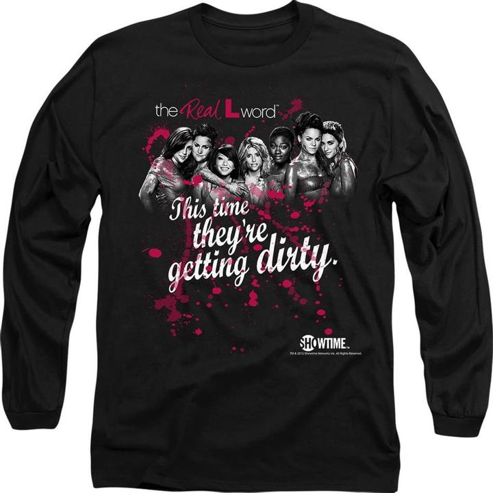 Actual product image The Real L Word Unisex Adult Dirty T-Shirt (M)
