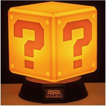 Actual product image Paladone Products Super Mario lamp question mark block