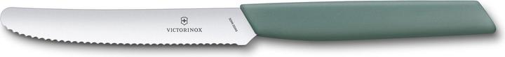Actual product image Victorinox Swiss Modern, tomato & table knife, 2pcs, 11cm,wavy,sage (2 Piece, Knife)