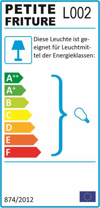Energy Label Petite Friture Vertigo Pendant Light Small (E27)