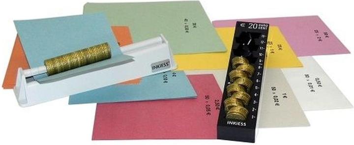 Produktbild Inkiess Münzroller MR 8 lichtgrau inkl. Handrollpapier