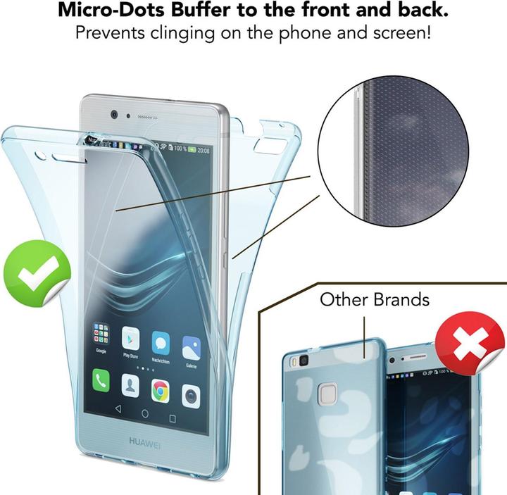 Actual product image Nalia 360 degree cell phone case (Huawei P9 Lite)