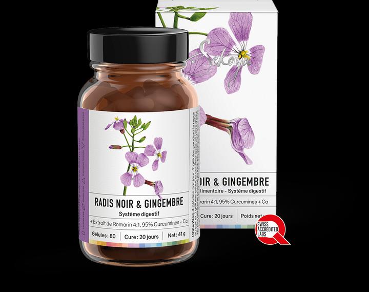 Image du produit Sekoya Radis noir & Gingembre | Détoxication du foie (80 pièce(s), Capsules)