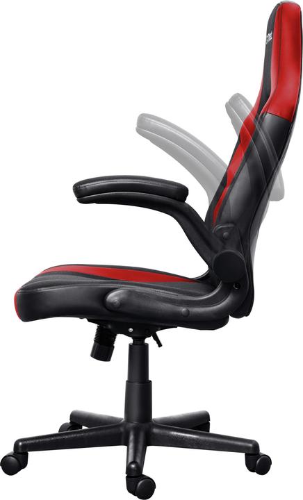 Trust GXT 703R Riye Gaming-Stuhl Schwarz/Rot