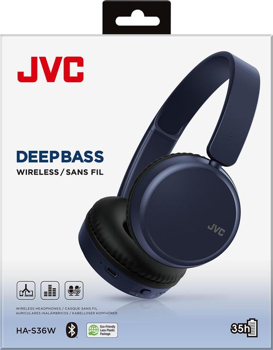 Produktbild JVC HA-S36W-A-U (keine Geräuschunterdrückung, 35 h, Kabellos)
