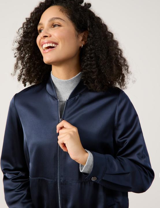 Image du produit Gerry Weber Blouson satiné Blazer manches longues doublé - 63970 (44)