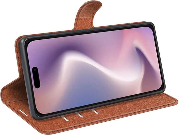 Actual product image Cover-Discount iPhone 16 Pro - Leather case (Apple iPhone 16 Pro)