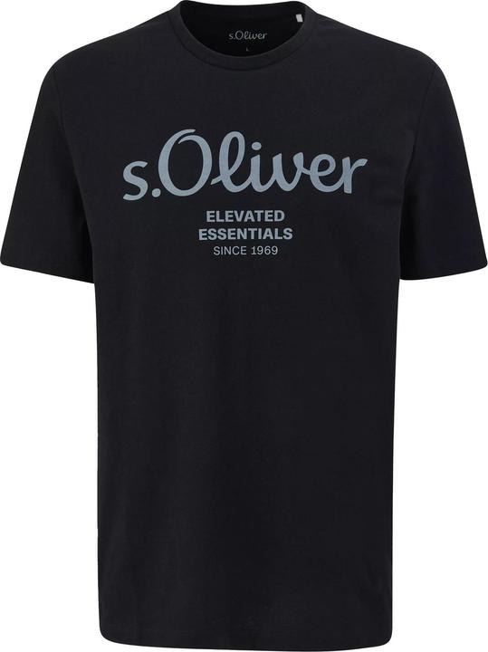 Produktbild S.Oliver T-Shirt Casual Bequem sitzend Logo T-Shirt (3XL)