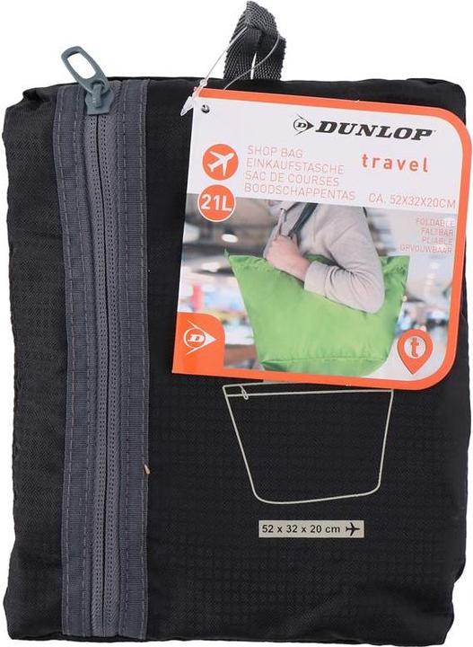 Produktbild Dunlop – faltbare Einkaufstasche (schwarz)