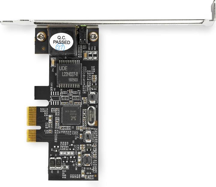 Produktbild StarTech .com ST2GPEX PCI Express Netzwerkkarte (1 Port, 2.5Gbps 2.5GBASE-T, PCIe LAN Adapter Karte) (Ethernet, RJ45)