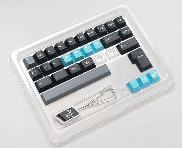 Actual product image Ducky Skyline PBT Tripleshot Set - 133 Keycaps