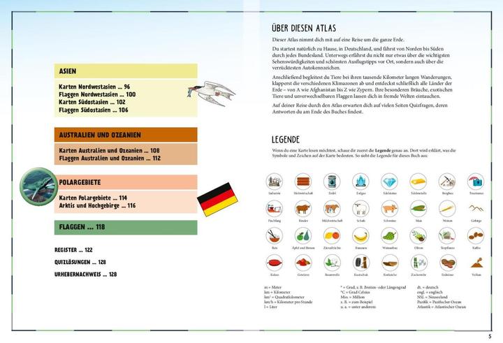 Produktbild Kinderatlas Deutschland, Europa, die Welt (Deutsch, Schwager & Steinlein Verlag, 2023)