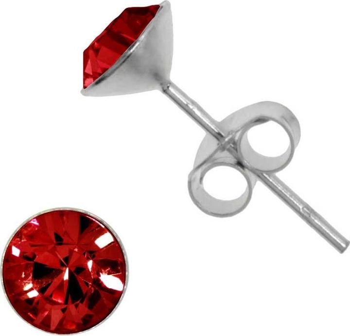 Bijouteria Ohrstecker (Silber 925, Kristall)