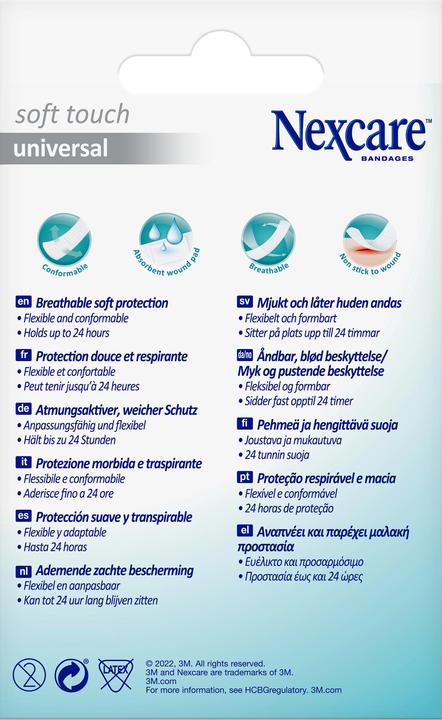 Produktbild Nexcare Soft Touch Universal Pflaster (20 x)