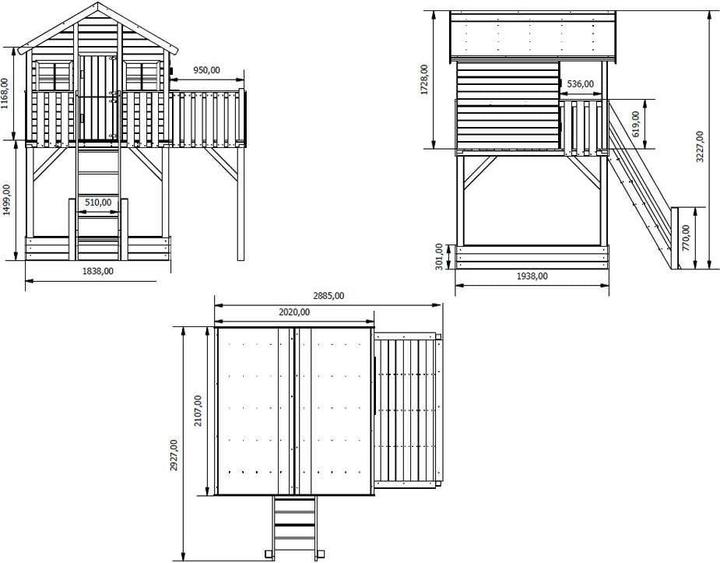Immagine prodotto Akubi Stelzenhaus 'BIG XL'