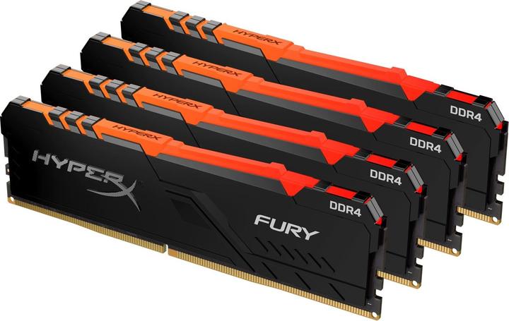Actual product image HyperX Fury RGB (4 x 16GB, 3200 MHz, DDR4-RAM, DIMM)