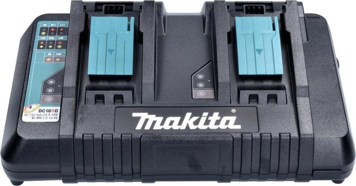 Immagine prodotto Makita 18 V Power Source KIT con 4x Batterie 3,0 Ah 18 V + Caricatore doppio DC 18 RD + valigetta Ma (18 V)