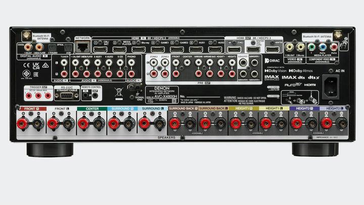 Actual product image Denon AVC-X4800H (9.1.4 Channels, FM, AM)