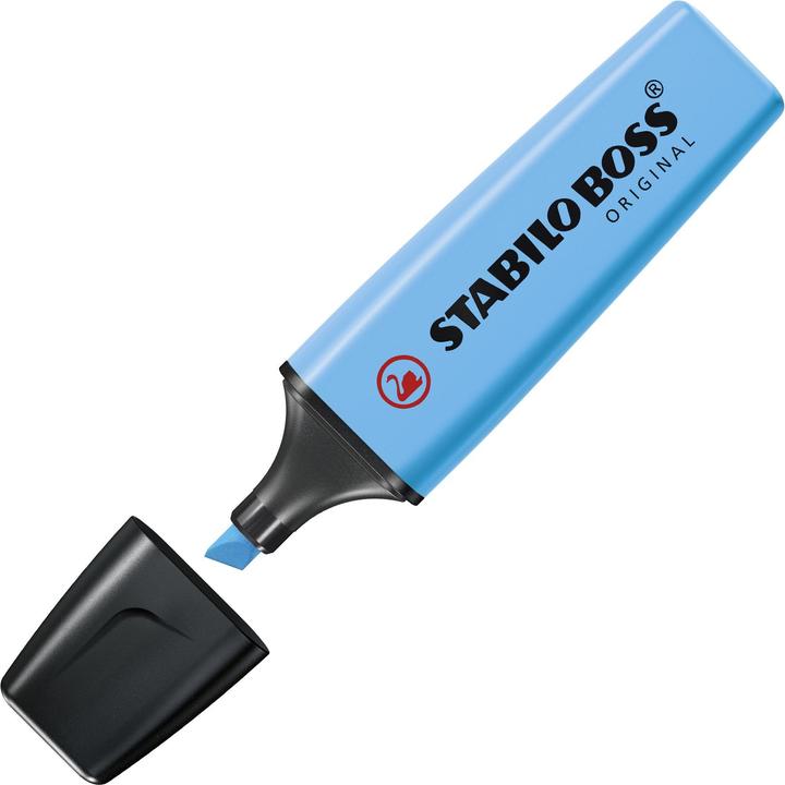 Produktbild STABILO Leuchtmarker blau, 10er Karton (Blau, 5 mm, 10 x)