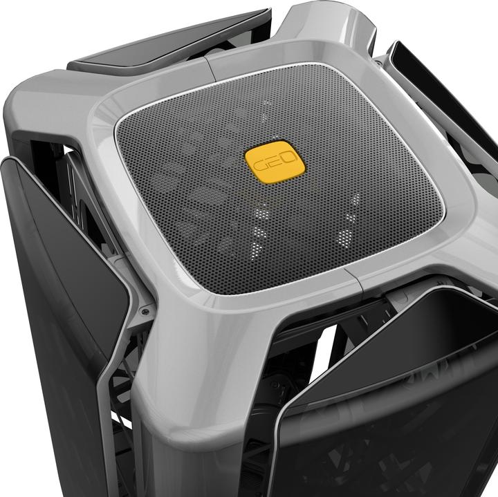 Actual product image Geometric Future M2 THE ARK housing, TG - grey (Mini-ITX, Mini-ATX)