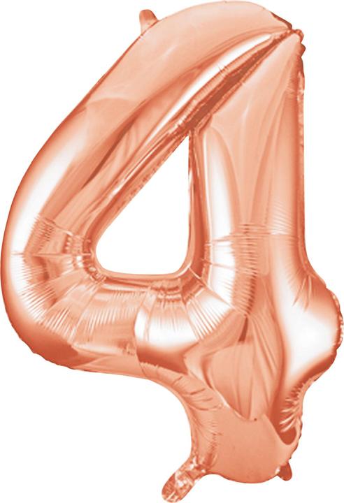 Image du produit Unique Party 86cm de roses d'or numéro de film ballon