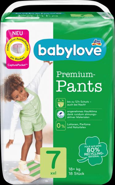 Immagine prodotto dm babylove Pantaloni per bambini Premium (Dimensione 7, Pacco trasportabile, 18 Pezzo/i)