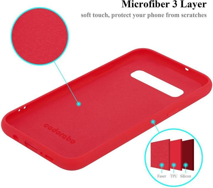 Actual product image Cadorabo TPU Liquid Silicone Case Cover (Samsung Galaxy S10+)