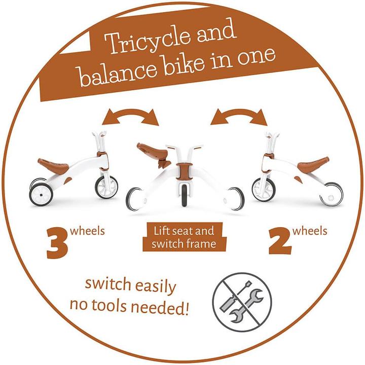 Actual product image Chillafish Bunzi Matte Edition Slider + Balance Bike 2in1