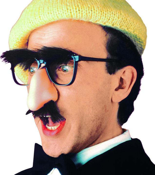 Actual product image Widmann Joke glasses moustache and eyebrows