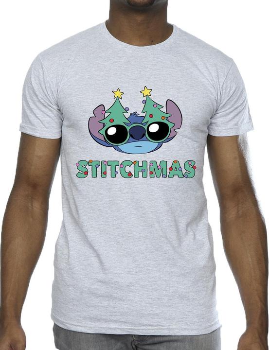 Produktbild Disney Lilo & Stitch Stitchmas Glasses TShirt (S)