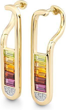 Immagine prodotto Breuning ORECCHIE - E.RHODOLITH/Brill. 0,06 Ct. H/si (Oro 750/18 K)