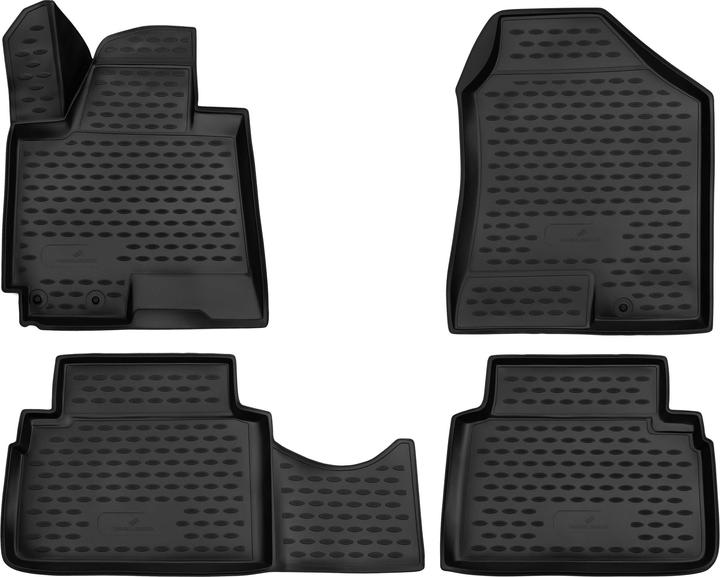 Actual product image Walser Rubber mats XTR for Hyundai ix35 (LM, EL, ELH) 08/2009- Today (2 front mats + 2 rear mats)