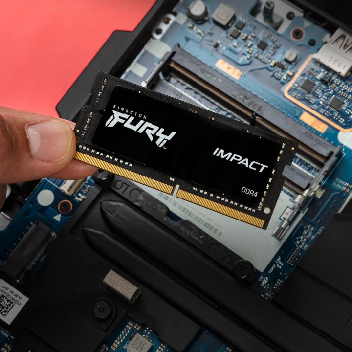 Actual product image Kingston FURY Impact (1 x 16GB, 2666 MHz, DDR4-RAM, SO-DIMM)