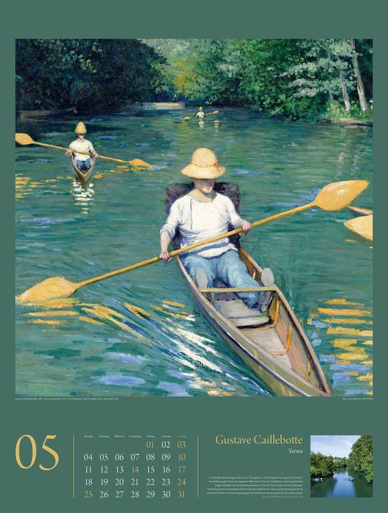 Produktbild KunstGeschichten - Meisterwerke und die Orte ihrer Inspiration Kalender 2026 (Harter Einband, Deutsch)