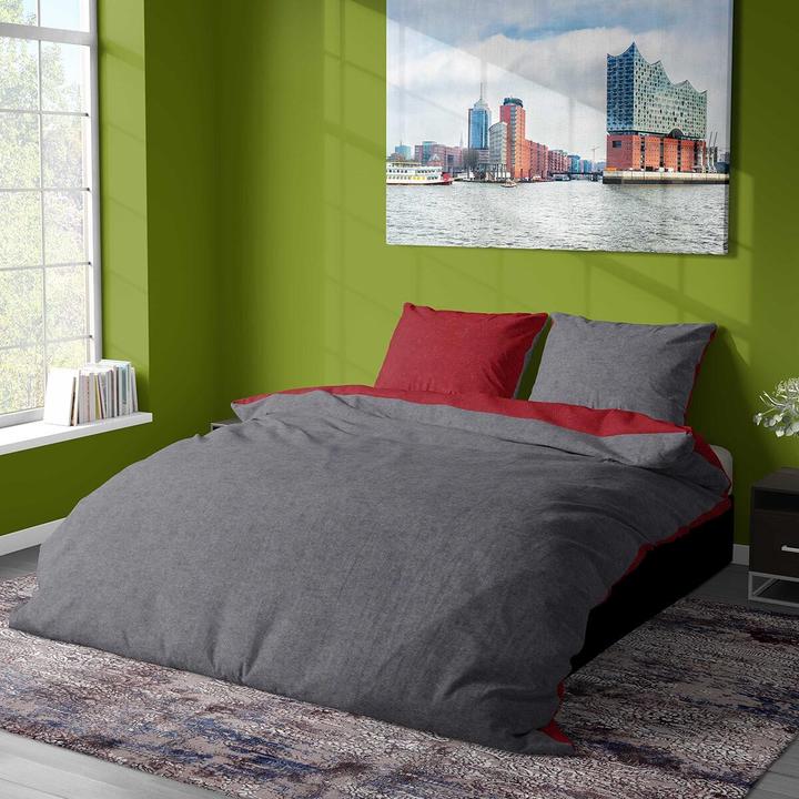 Actual product image Traumschlaf Melangebiber (Pillowcase, 80x80 cm)
