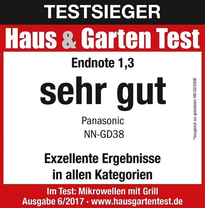 Image du produit Panasonic NN GD38HSGTG (23 l)