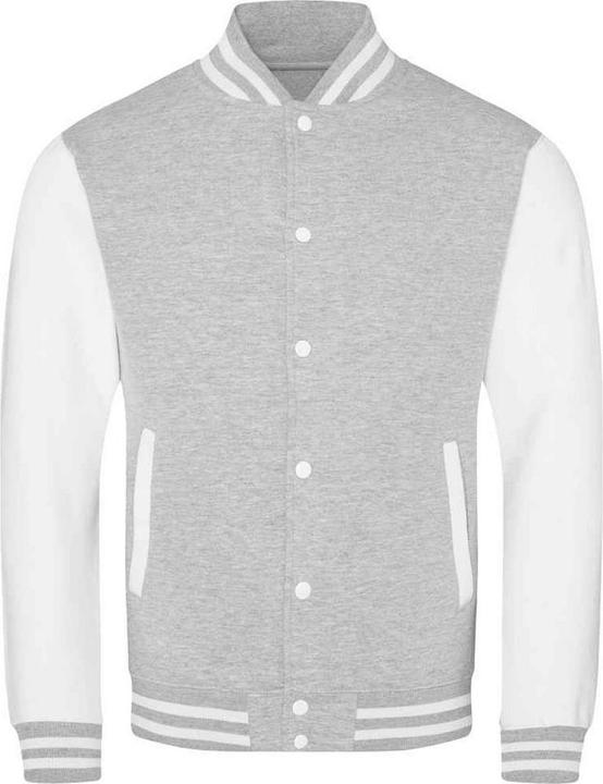 White, Heather grey